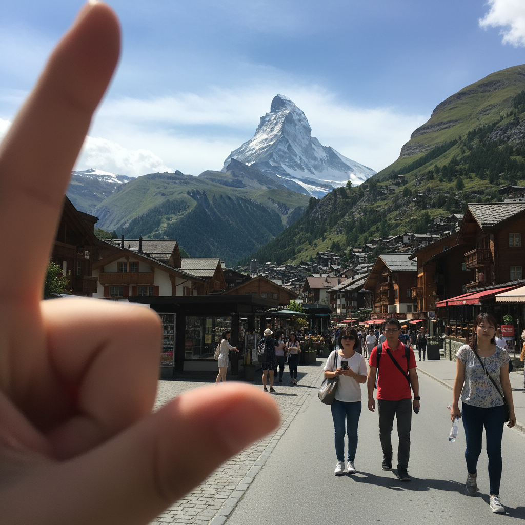 체르마트에서 바라본 마터호른 산