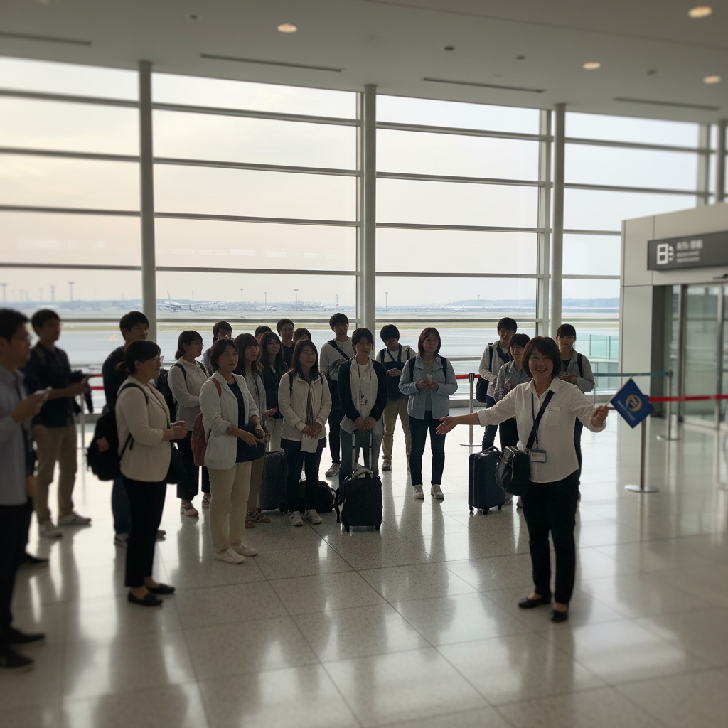 간사이 공항 도착 사진