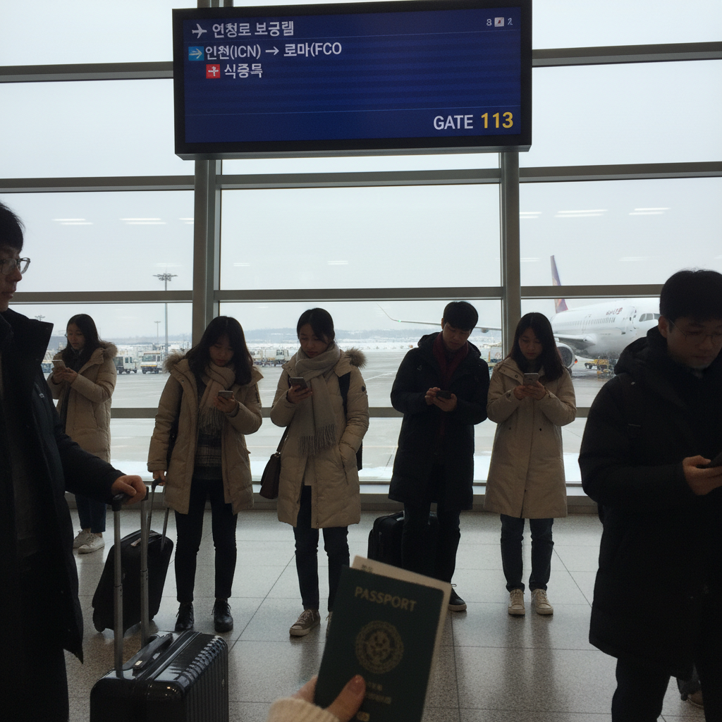 인천공항 출발 게이트