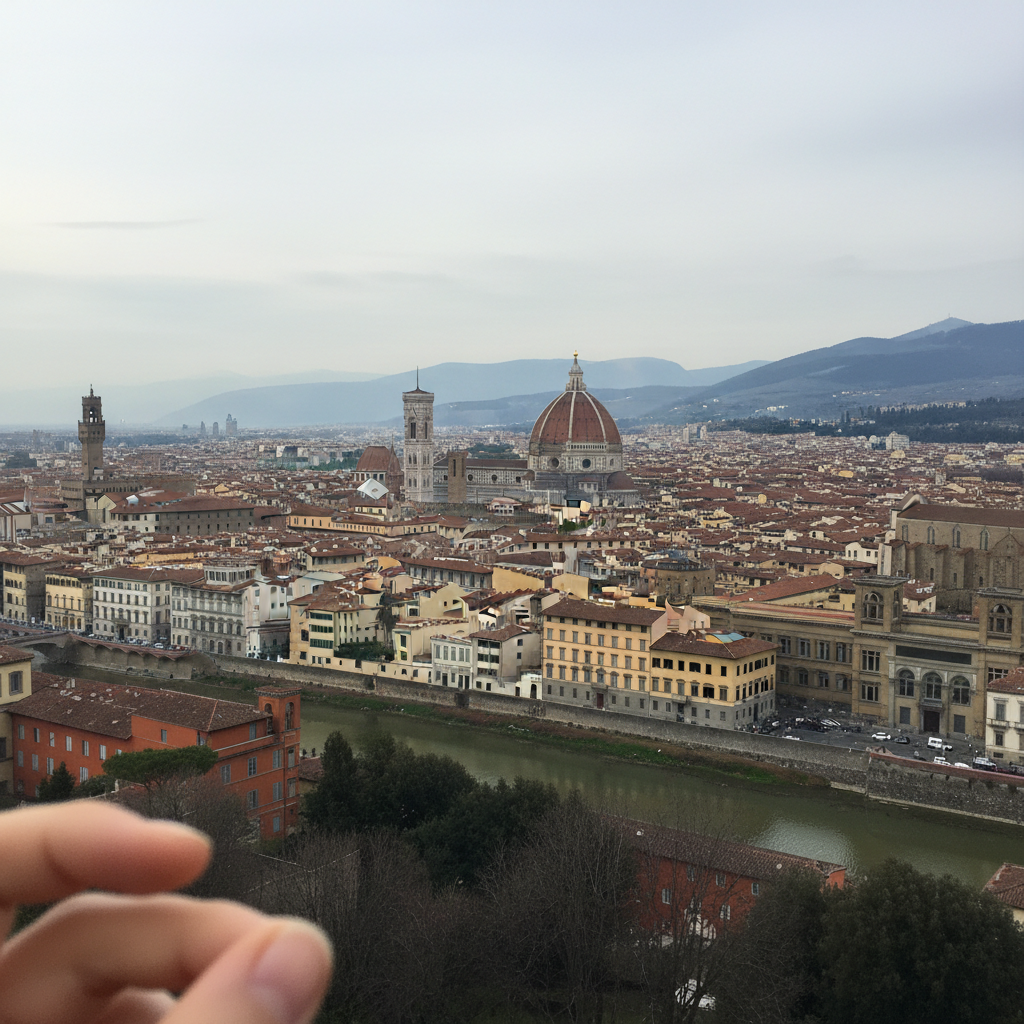 피렌체 두오모 성당과 도시 전경