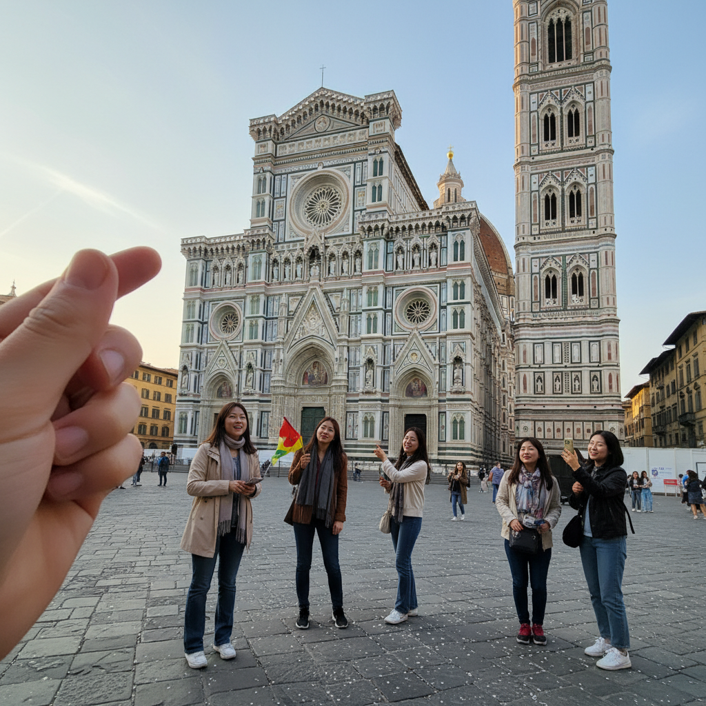 피렌체 두오모 성당의 웅장한 모습