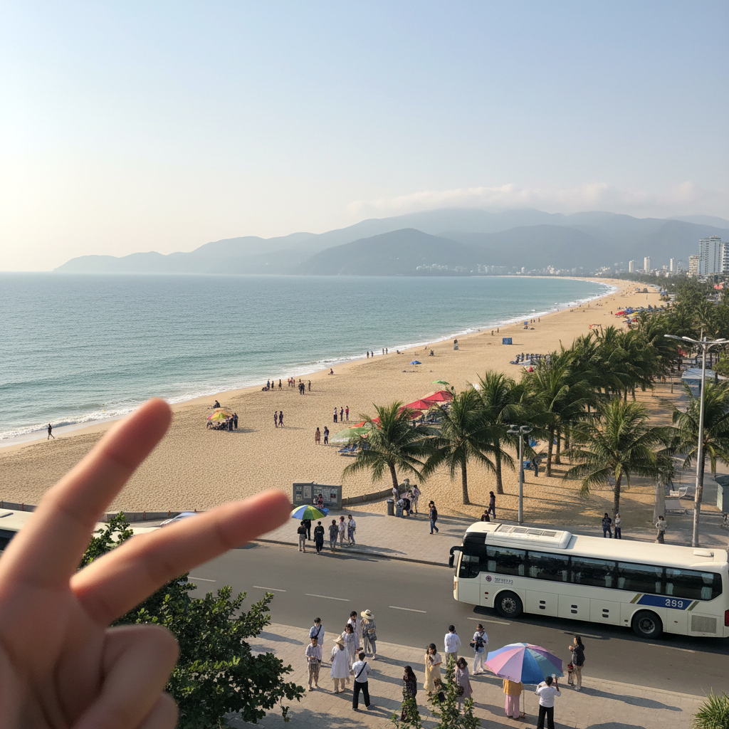 나트랑 해변 전경