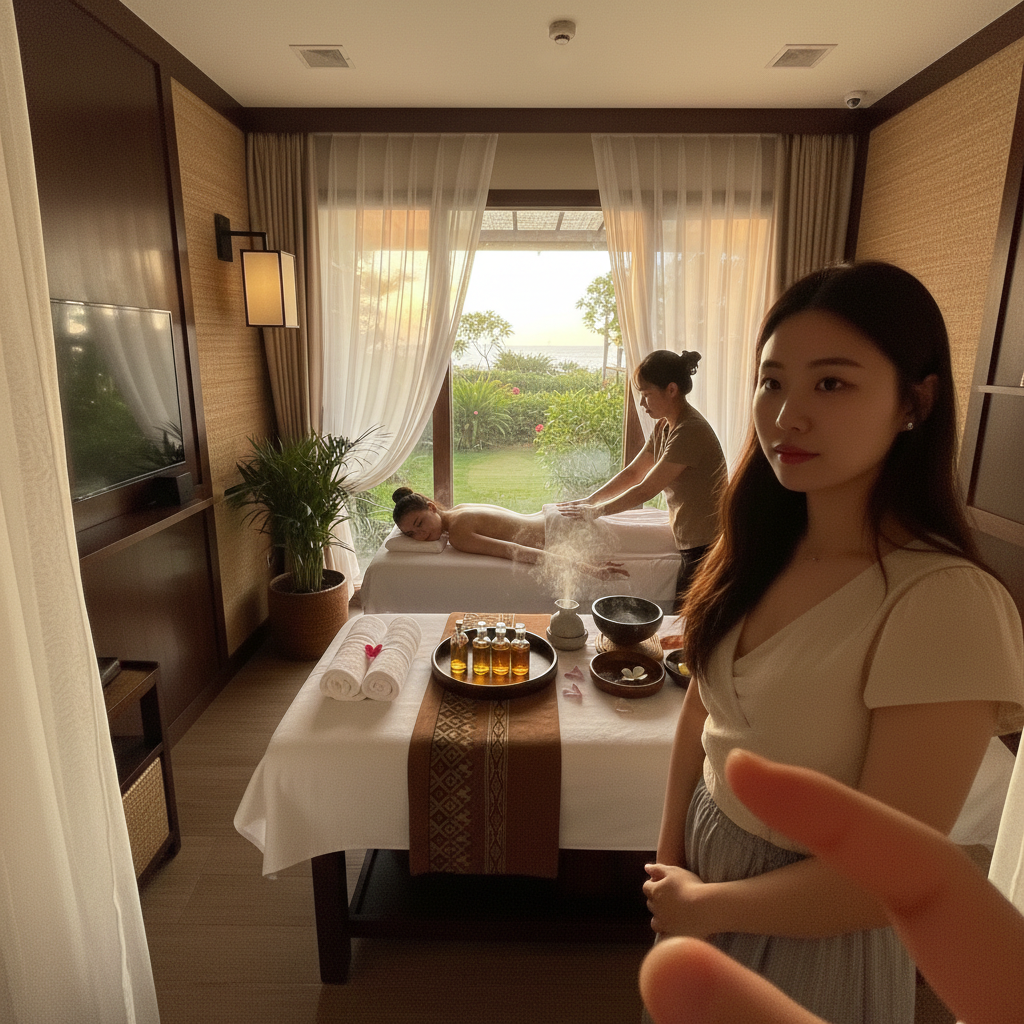 파라다이스 스파의 프라이빗 트리트먼트룸