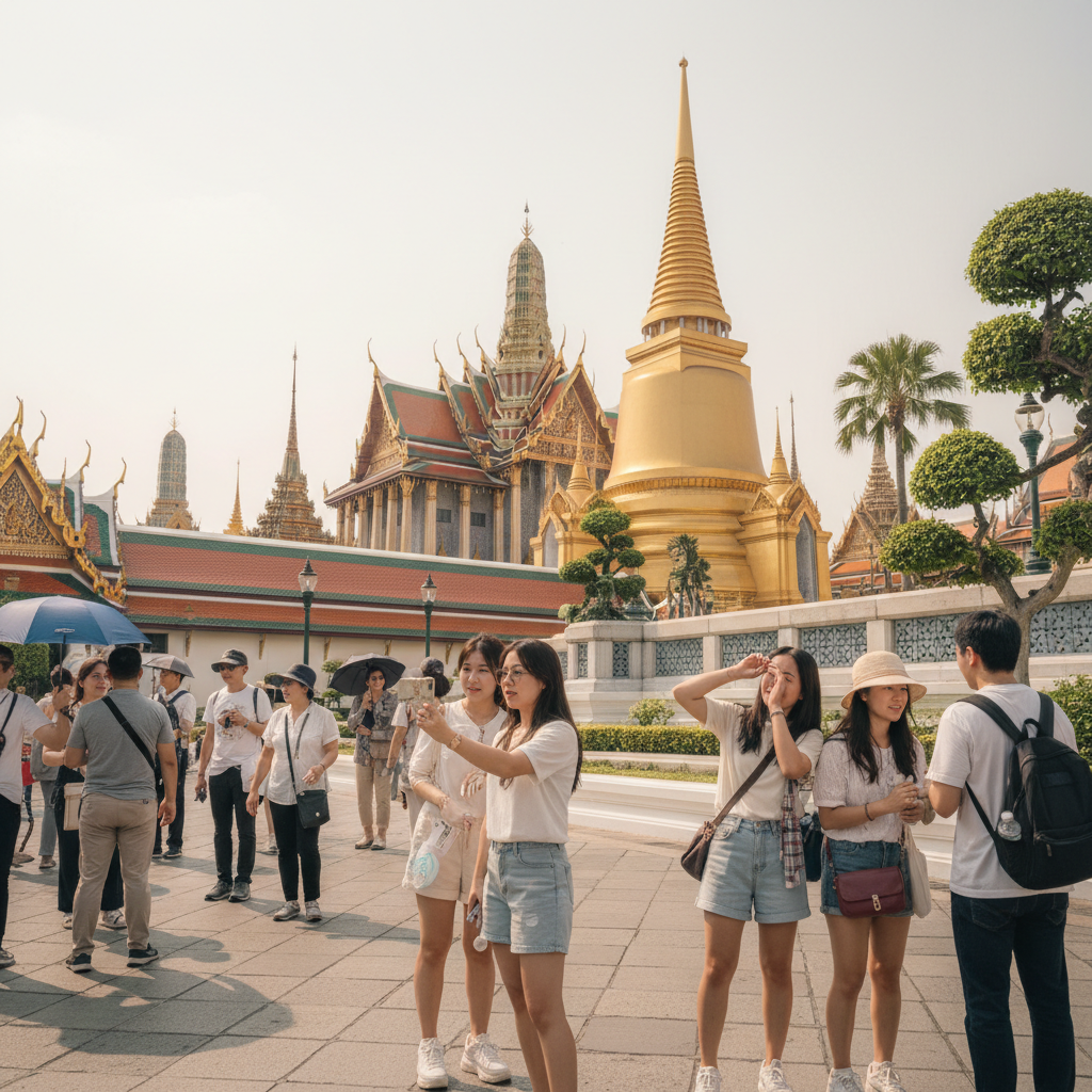 방콕 왕궁 전경