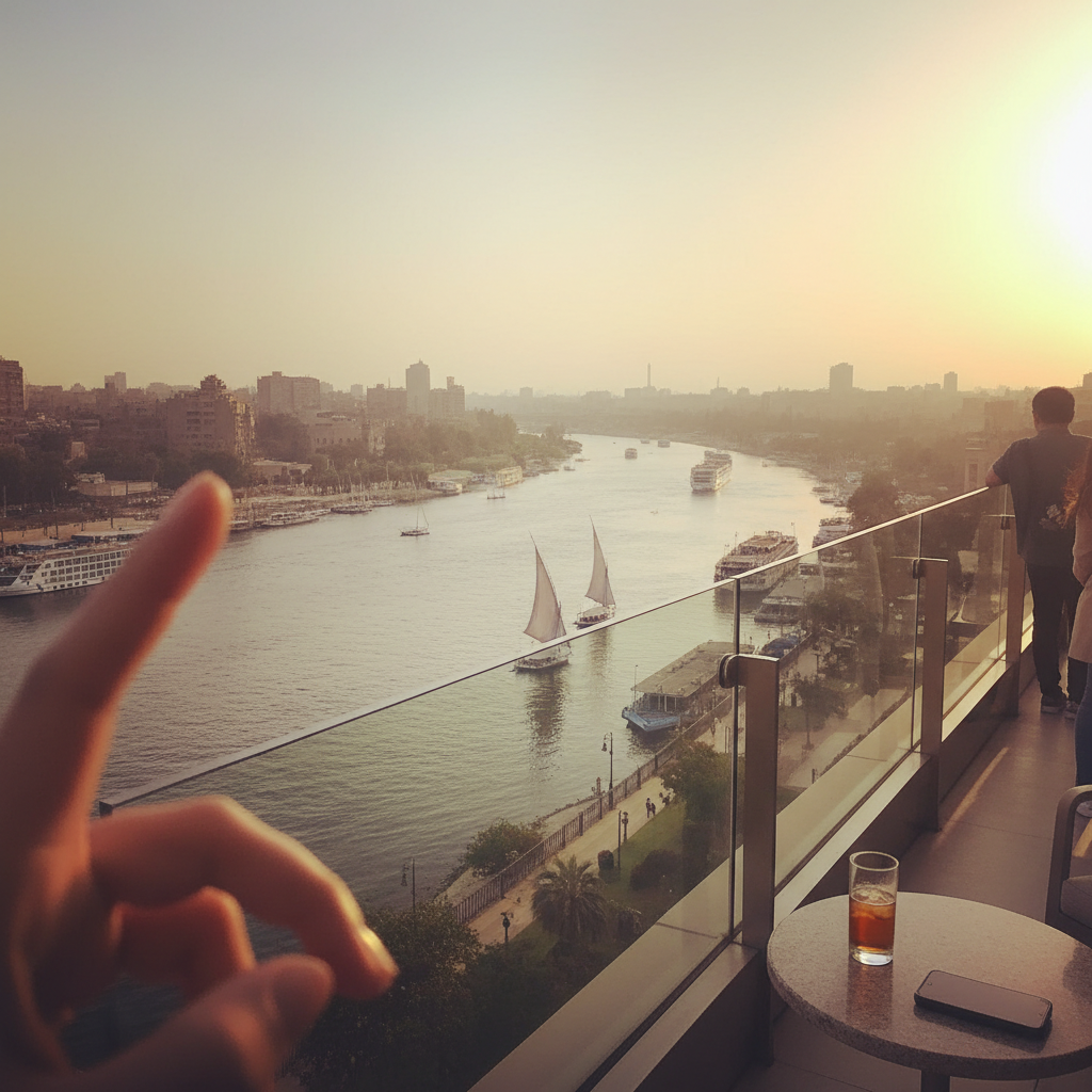 카이로 포시즌스 호텔 나일뷰 전경