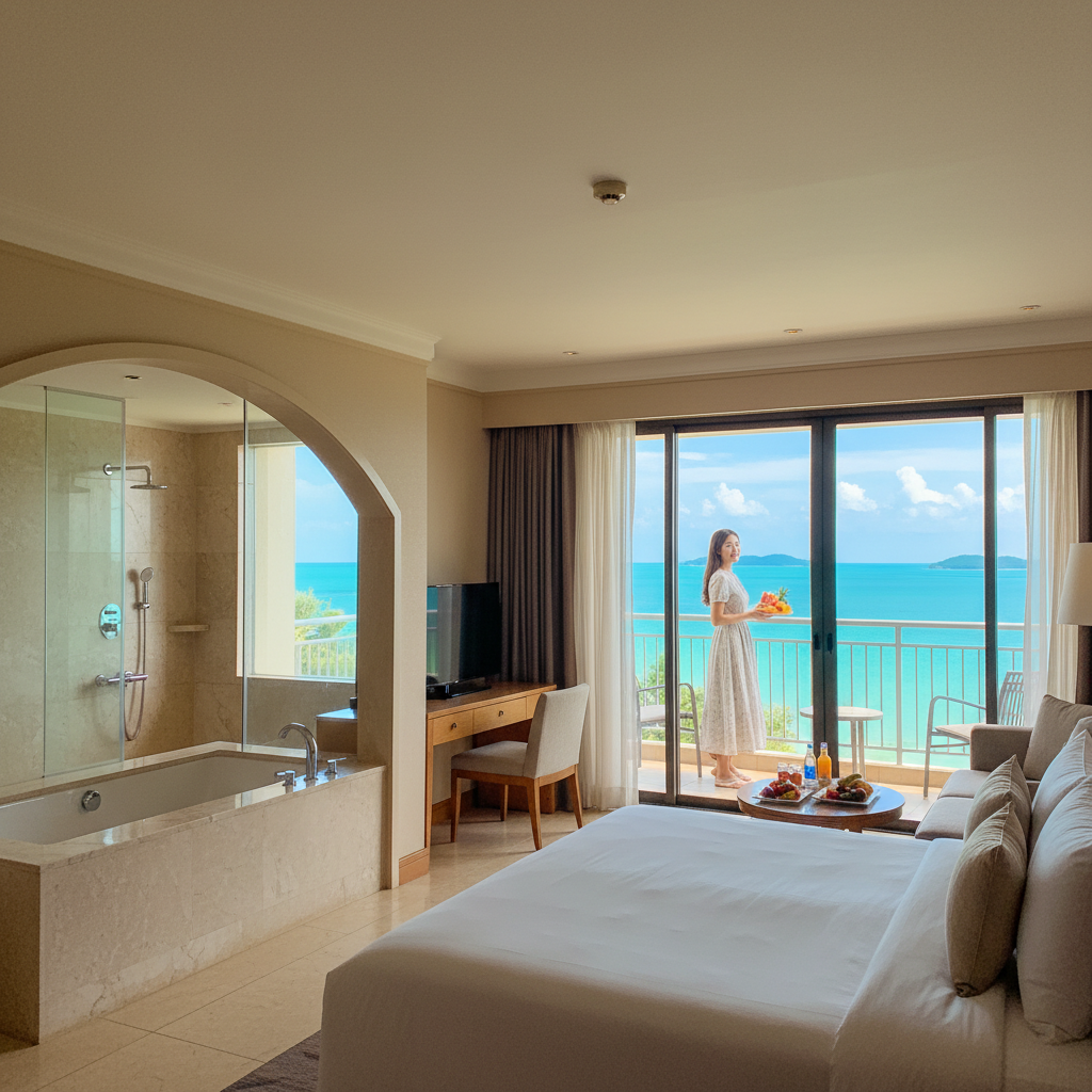 인터콘티넨탈 파타야 리조트의 오션뷰 스위트룸