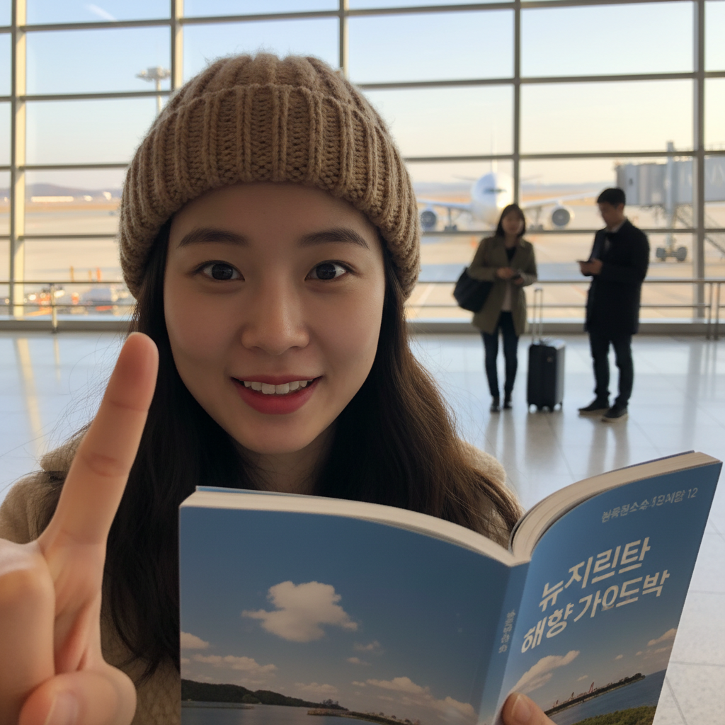 인천공항 출발 전 셀카