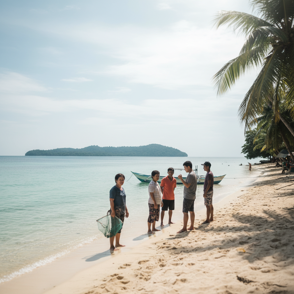 현지인들만 아는 한적한 해변가
