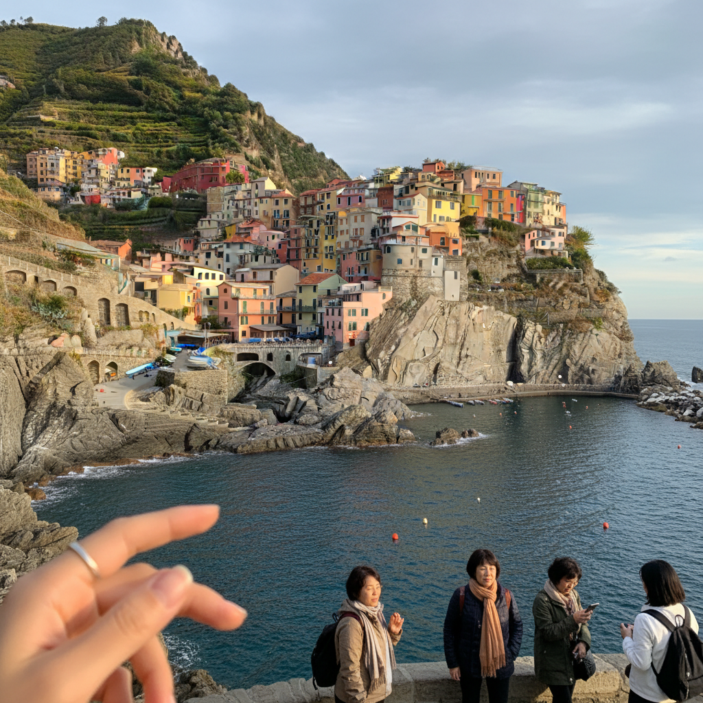 친퀘테레, 다섯 개의 마을이 절벽에 자리한 해안 풍경