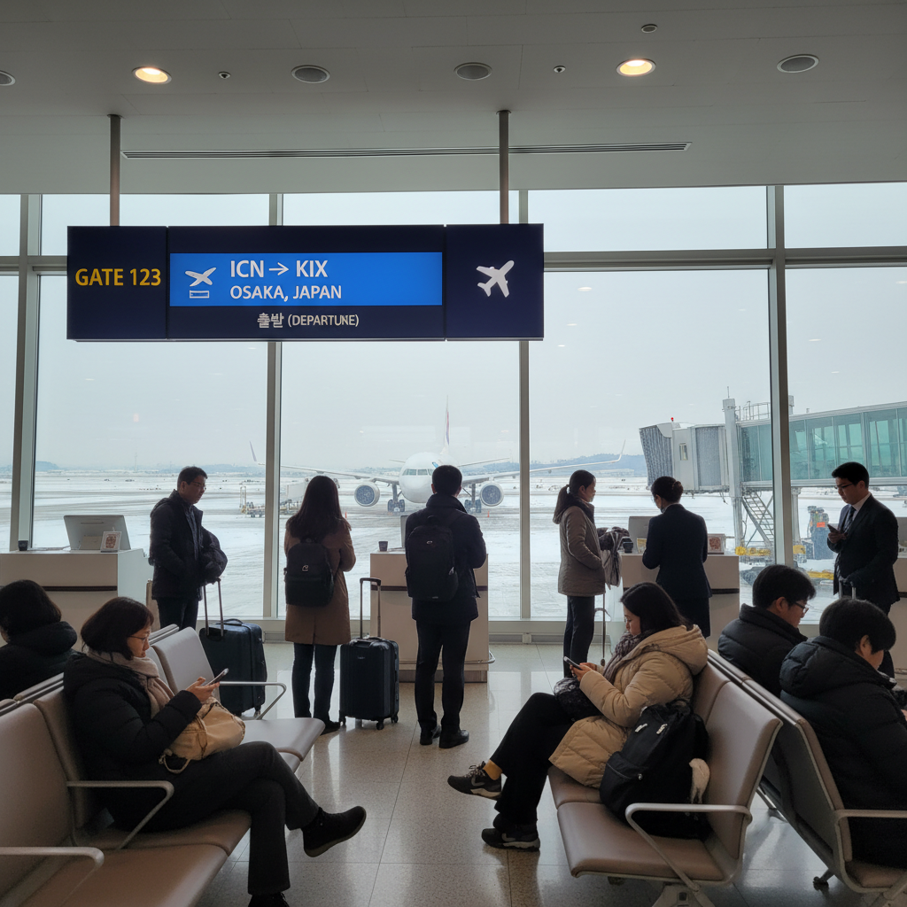 인천공항 출발 게이트
