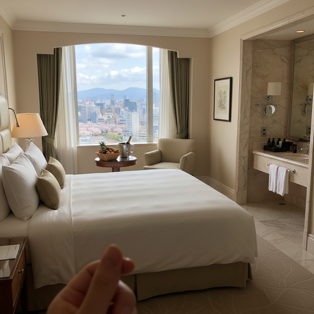 리츠칼튼 스위트룸 인테리어와 전망