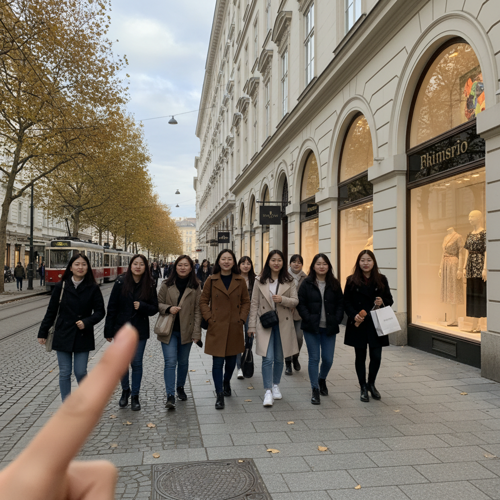 명품 부티크와 갤러리가 즐비한 유럽의 쇼핑 거리